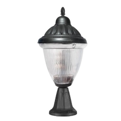 ГРАДИНСКИ ФЕНЕР LIVORNO-46 E27 ЧЕРЕН ЦВЯТ IP44  ПЛАСТМАСОВ Φ230x460mm ЧЕРЕН ЦВЯТ 3242220 VITO