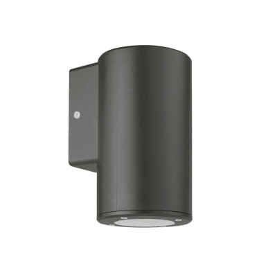 ФАСАДЕН АПЛИК ADRIA R1 GU10 Φ76x148x99mm IP54 PLASTIC ЦВЯТ АНТРАЦИТ 3230600 VITO