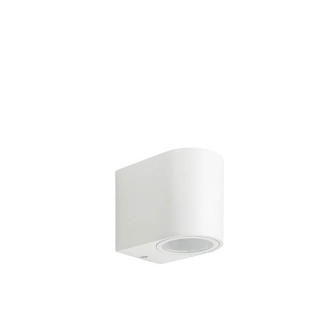 ФАСАДЕН АПЛИК SPIDER 1D GU10 98x80x67mm IP44 АЛУМИНИЙ БЯЛ ЦВЯТ 3230430 VITO