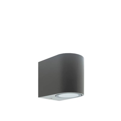 ФАСАДЕН АПЛИК SPIDER 1D GU10 98x80x67mm IP44 АЛУМИНИЙ, ЦВЯТ АНТРАЦИТ 3230030 VITO