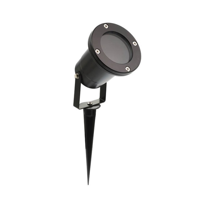 ГРАДИНСКО КОЛЧЕ LAGOS C GU10 IP65 Φ90x310mm ЧЕРЕН ЦВЯТ 3240510 VITO
