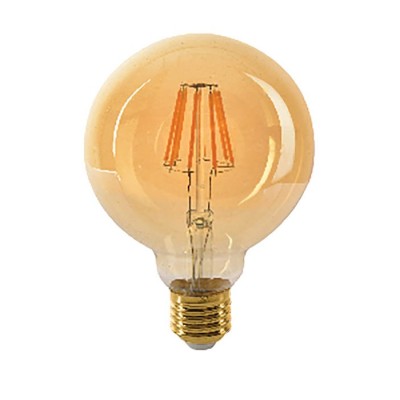 LED ДИМИРУЕМА ФИЛАМЕНТНА КРУШКА LEDISONE-RETRO GLOBE G95 E27 8W 880Lm  2500K (ТОПЛА СВЕТЛИНА) 1513900 VITO