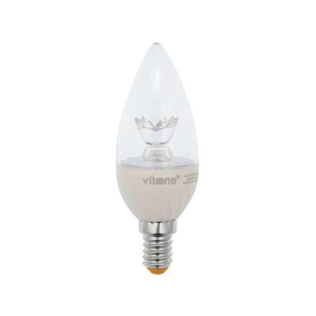 LED ДИМИРУЕМА КРУШКА MICROSTAR-2 СВЕЩ C37 E14 6W 438Lm  6400K (СТУДЕНА СВЕТЛИНА) 1513800 VITO