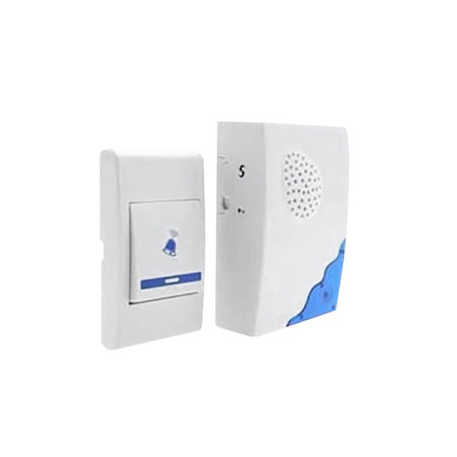 WIRELESS DOORBELL WITH BATTERIES WHITE BELLA-1 5800050 VITO