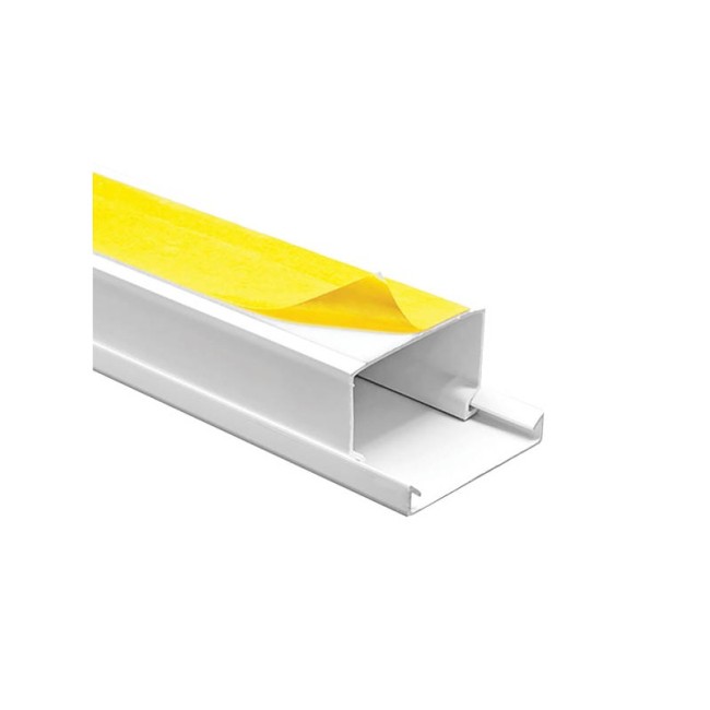 CABLE TRUNK PVC 2m 15x10m WITH ADHESIVE WHITE  8000200 VITO