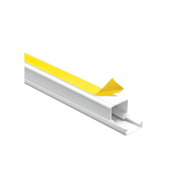 CABLE TRUNK PVC 2m 16x16m WITH ADHESIVE WHITE  8000210 VITO