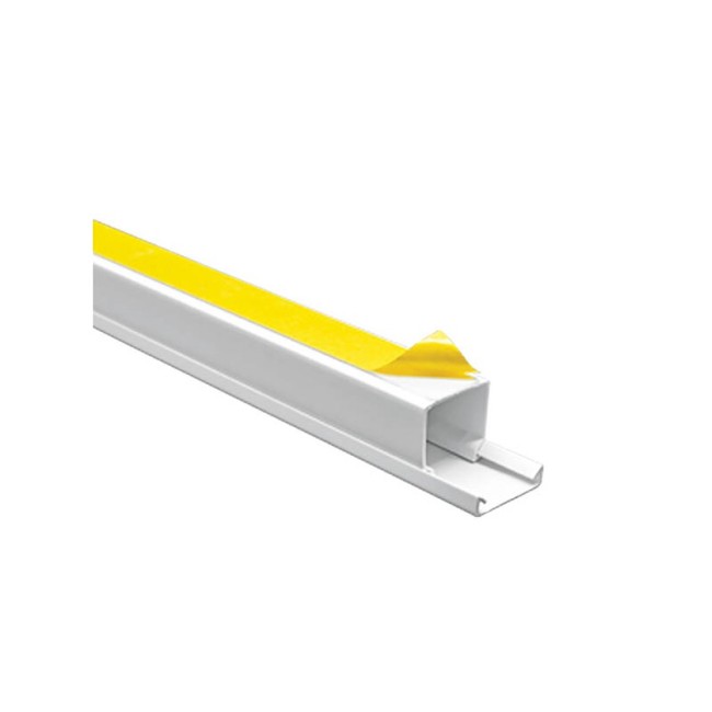 CABLE TRUNK PVC 2m 25x25m WITH ADHESIVE WHITE  8000240 VITO