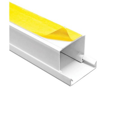 CABLE TRUNK PVC 2m 40x40m WITH ADHESIVE WHITE  8000280 VITO