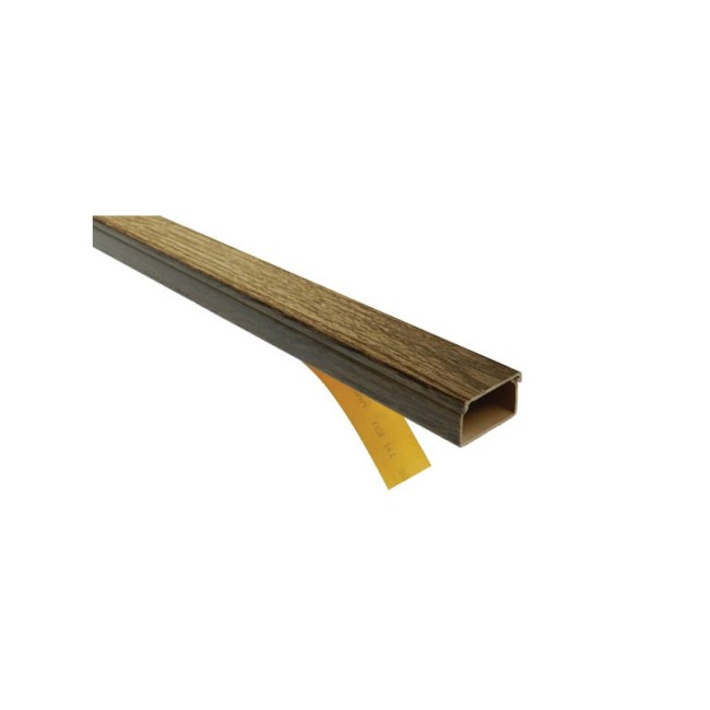 CABLE TRUNK PVC 2m 12x12 WITH ADHESIVE BEECH  8000430