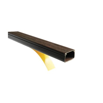 CABLE TRUNK PVC 2m 16x16 WITH ADHESIVE MAHOGANY 8000510