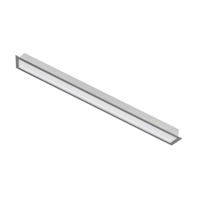 LED ЛИНЕЕН ОСВЕТИТЕЛ ЗА ВГРАЖДАНЕ PROFILED-RL1 65x45x1200mm 42W 3000K (ТОПЛА СВЕТЛИНА) 4200Lm СИВ ЦВЯТ 2425050 VITO