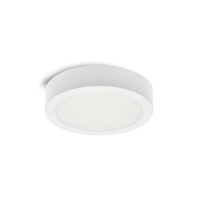 LED КРЪГЪЛ ПАНЕЛ ЗА ВЪНШЕН МОНТАЖ  PETRA-R Φ224x35mm 24W 2328Lm 3000K (ТОПЛА СВЕТЛИНА) БЯЛ ЦВЯТ 2025230 VITO