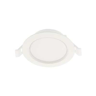 LED КРЪГЪЛ ПАНЕЛ ЗА ВГРАЖДАНЕ ERIKA-R Φ140x31mm 9W 783Lm 3000K (ТОПЛА СВЕТЛИНА) БЯЛ ЦВЯТ 2025050 VITO, МОНТАЖЕН ОТВОР Φ115