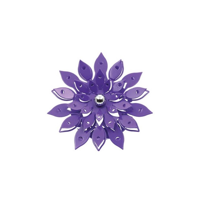 LED СПОТ ЗА ВГРАЖДАНЕ FORMATO F2 FLOWER 3W 240Lm 4200K (НЕУТРАЛНА СВЕТЛИНА) Φ125x65mm PURPLE 2012400 VITO
