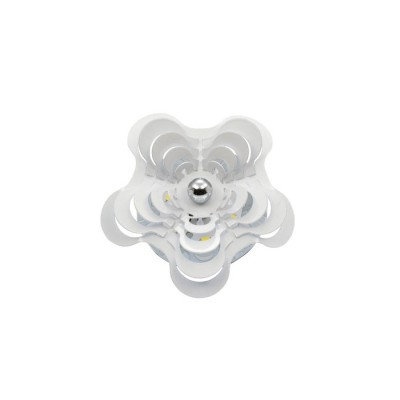 LED СПОТ ЗА ВГРАЖДАНЕ FORMATO F1 FLOWER 3W 240Lm 4200K (НЕУТРАЛНА СВЕТЛИНА) Φ125x65mm БЯЛ ЦВЯТ 2012380 VITO