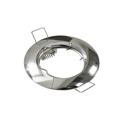 ЛУНА ЗА ВГРАЖДАНЕ КРЪГЛА METALLICA R GU10 Φ80mm ХРОМ  2012930 VITO
