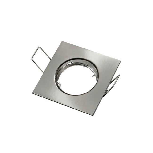 ЛУНА ЗА ВГРАЖДАНЕ КВАДРАТНА METALLICA S GU10 80x80mm NICKEL MAT  2012950 VITO