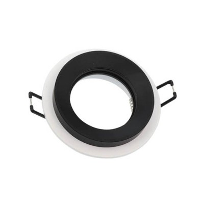 ЛУНА ЗА ВГРАЖДАНЕ КРЪГЛА  OLA E01  GU10 Φ90x33mm БЯЛ ЦВЯТ & ЧЕРЕН ЦВЯТ  2012600 VITO