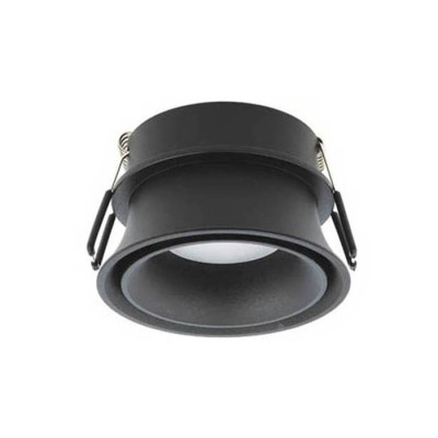 ЛУНА ЗА ВГРАЖДАНЕ КРЪГЛА  DONNA X1  GU10 Φ80x45mm ЧЕРЕН ЦВЯТ  2012720 VITO
