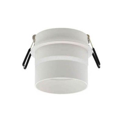 ЛУНА ЗА ВГРАЖДАНЕ КРЪГЛА  DONNA X2  GU10 Φ70x60mm БЯЛ ЦВЯТ WITH TRANSPARENT 2012750 VITO