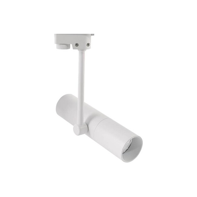 LED ПРОЖЕКТОР ЗА ШИНА МОНОФАЗЕН SUN-P2 12W 876Lm COB 15° 4500K (НЕУТРАЛНА СВЕТЛИНА)  БЯЛ ЦВЯТ 2101690 VITO