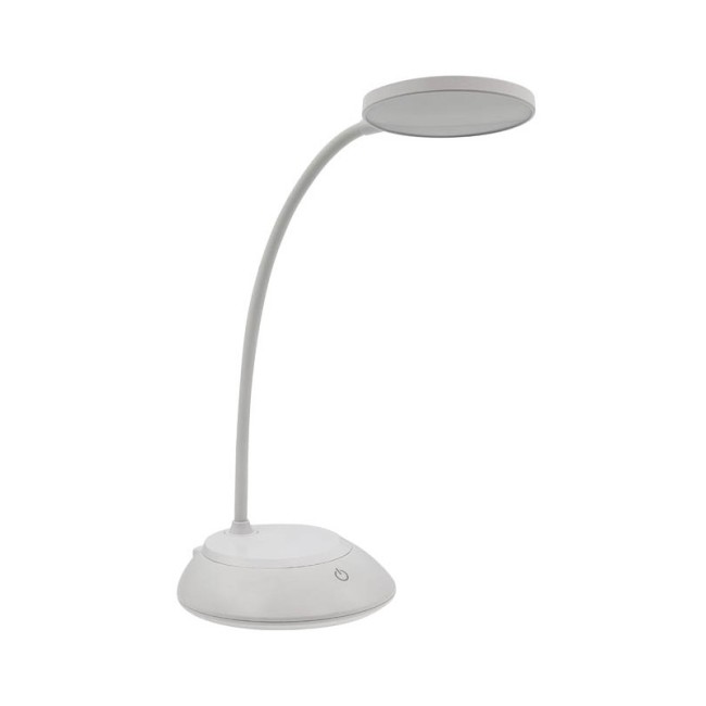 ПРЕЗАРЕЖДАЕМА LED ЛАМПА ЗА БЮРО, ДИМИРУЕМА, С USB PUPIL 6W 150Lm 3xCCT  БЯЛ ЦВЯТ 5301600 VITO