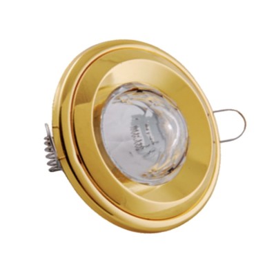 SPOT LIGHT FIXTURE RECESSSED MOUNTED ROUND SATURN GU5,3 CHROME WITH GLASS 2010110 VITO