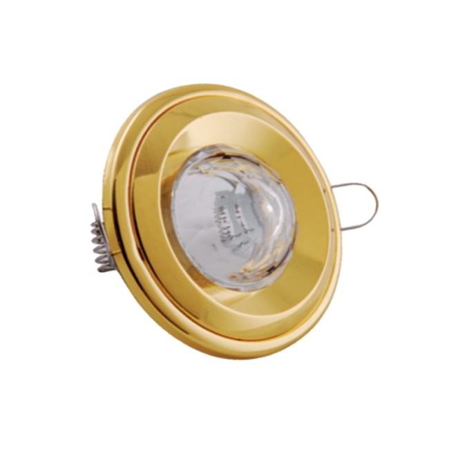 SPOT LIGHT FIXTURE RECESSSED MOUNTED ROUND SATURN GU5,3 CHROME WITH GLASS 2010110 VITO