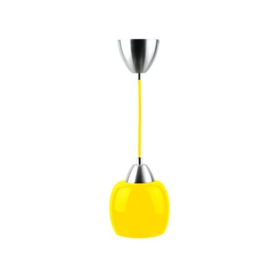 PENDANT LIGHTING FIXTURE PERA-S 1xE27 MADE OF GLASS YELLOW 4101400 VITO PENDANT LIGHTING FIXTURE PERA-S 1xE27 MADE OF GLASS YELLOW 4101400 VITO