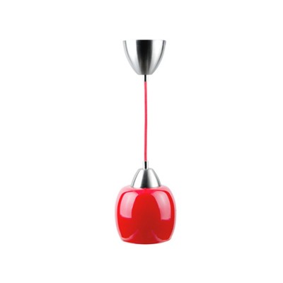 PENDANT LIGHTING FIXTURE PERA-S 1xE27 MADE OF GLASS RED 4101350 VITO PENDANT LIGHTING FIXTURE PERA-S 1xE27 MADE OF GLASS RED 4101350 VITO