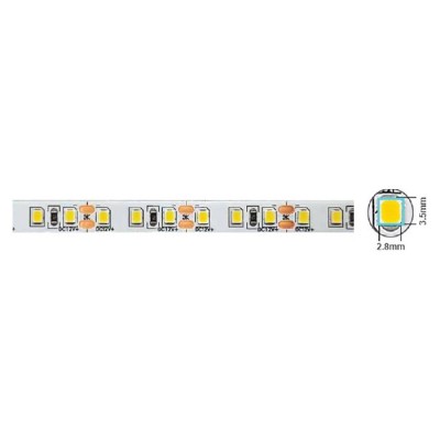 LED STRIP PLUS12V 120x2835 9,6W/m 3M(ADHESIVE TAPE) 4000K IP20 5m ROLL 5501196 VITO