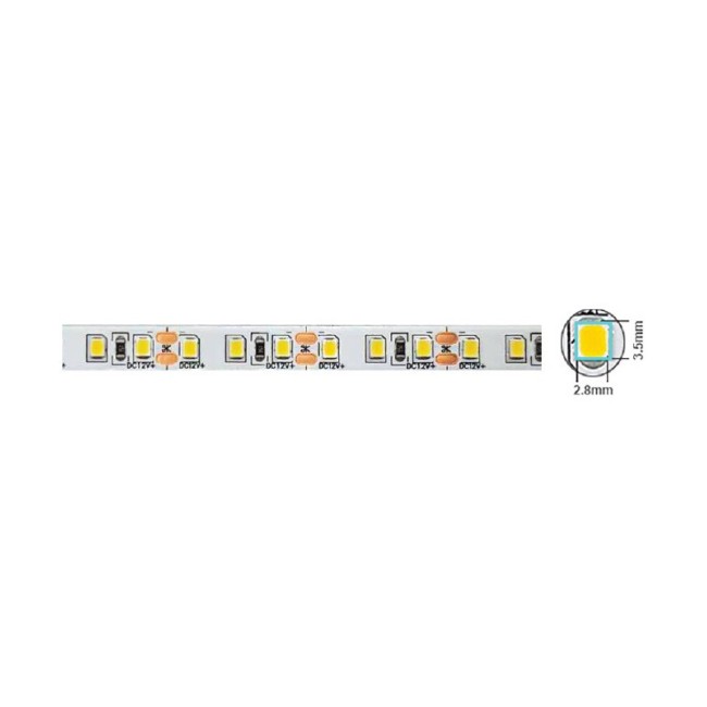 LED STRIP PLUS12V 120x2835 9,6W/m 3M(ADHESIVE TAPE) 4000K IP20 5m ROLL 5501196 VITO