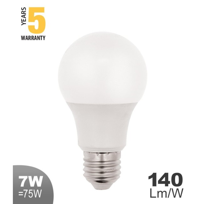 HIGH LUMEN LED BULB SUPREME A60 E27 7W 980Lm  2700K (WARM WHITE) 1519540 VITO