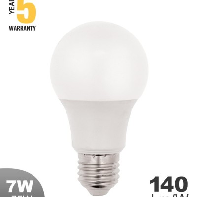 HIGH LUMEN LED BULB SUPREME A60 E27 7W 994Lm  4000K (NATURAL WHITE) 1519550 VITO