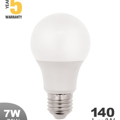 HIGH LUMEN LED BULB SUPREME A60 E27 7W 1008Lm  6400K (COOL WHITE) 1519560 VITO