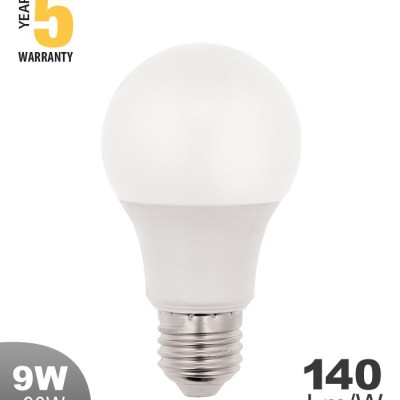 HIGH LUMEN LED BULB SUPREME A60 E27 9W 1260Lm  2700K (WARM WHITE) 1519570 VITO