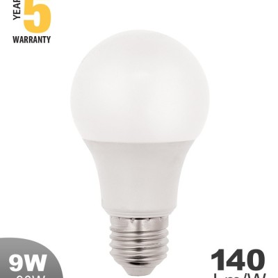 HIGH LUMEN LED BULB SUPREME A60 E27 9W 1278Lm  4000K (NATURAL WHITE) 1519580 VITO