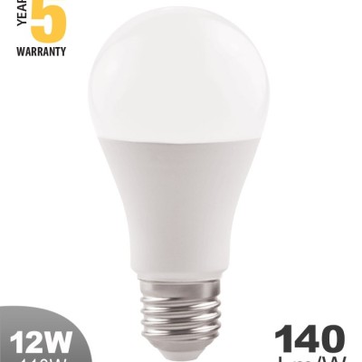 HIGH LUMEN LED BULB SUPREME A60 E27 12W 1704Lm  4000K (NATURAL WHITE) 1519610 VITO