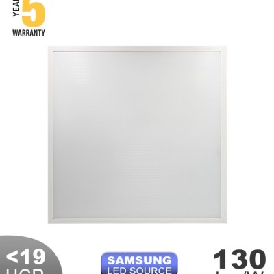 LED ПАНЕЛ ZAGREY 36W 4750Lm 6500K 5ГОДИНИ ГАРАНЦИЯ UGR19 SAMSUNG ЧИП 595X595MM БЯЛ С ДРАЙВЕР 2430020 VITO