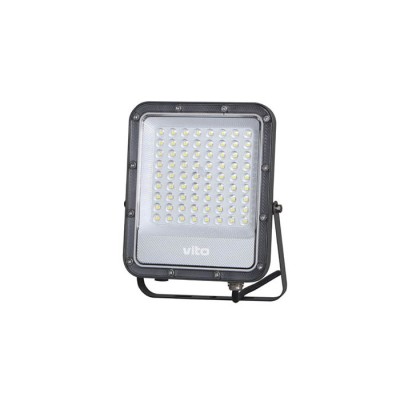 LED ПРОЖЕКТОР RONA 50W 6000Lm 6000K (СТУДЕНА СВЕТЛИНА) IP65 СИВ ЦВЯТ 3022770 VITO