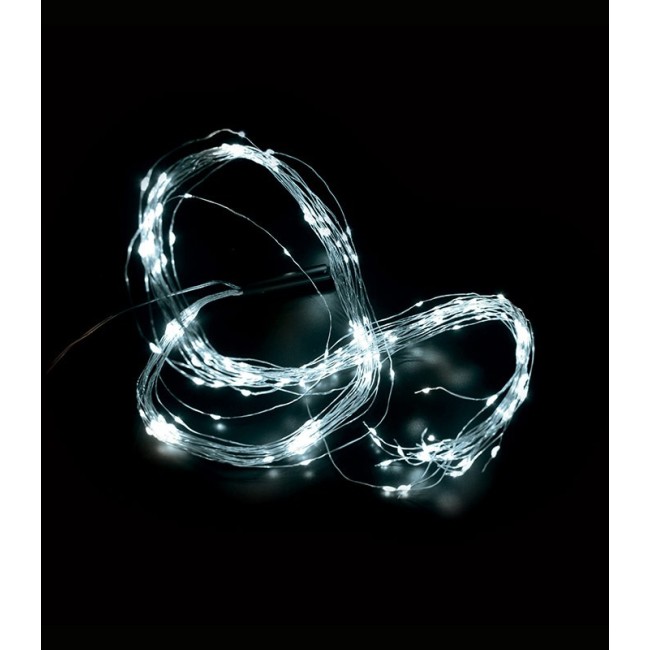 CHRISTMAS LIGHTING NATALE-7 WIRELINE 240LED 6400K 20X1.1M 4.5V IP44 SILVER 5620570 VITO