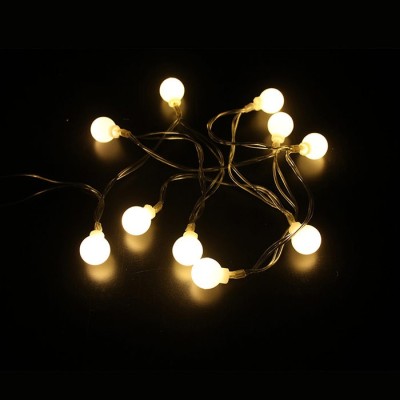 CHRISTMAS LIGHTING NATALE-12 BULB 10LED 2700K 1M 2xAA IP20 TRANSPARENT 5620660 VITO