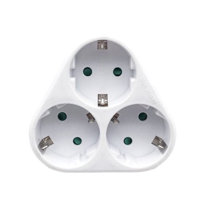 MULTISOCKET TRIPLO-R 16A 3680W WHITE EARTH-LINE SHUTTER PLUG+3xSOCKET 8002840 VITO MULTISOCKET TRIPLO-R 16A 3680W WHITE EARTH-LINE SHUTTER PLUG+3xSOCKET 8002840 VITO