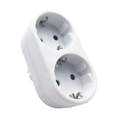 MULTISOCKET DUPLO-R 16A 3680W WHITE EARTH-LINE SHUTTER PLUG+2xSOCKET 8002860 VITO MULTISOCKET DUPLO-R 16A 3680W WHITE EARTH-LINE SHUTTER PLUG+2xSOCKET 8002860 VITO