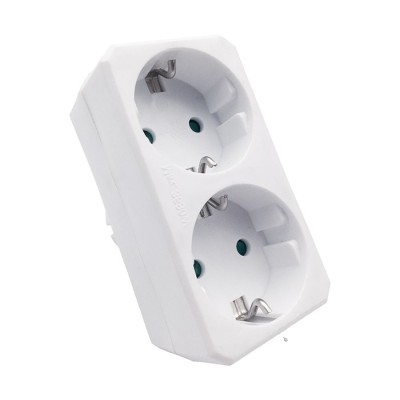 MULTISOCKET DUPLO-S 16A 3680W WHITE EARTH-LINE SHUTTER PLUG+2xSOCKET 8002870 VITO MULTISOCKET DUPLO-S 16A 3680W WHITE EARTH-LINE SHUTTER PLUG+2xSOCKET 8002870 VITO