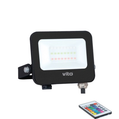 LED FLOODLIGHT SAVA 20W RGBW 2000Lm IP65 IK08 3022565 VITO