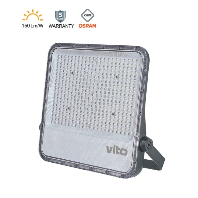 LED FLOODLIGHT RONA+ 300W 6000K 45600lm IP66 IK08 3022825 VITO