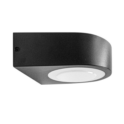 LED WALL LIGHT ARCOS 15W 5xCCT (3000K/4000K/6500K/3000K+6500K/6500K+3000K) 1350Lm IP65 20*7CM BLACK 3401160 VITO