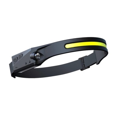 RECHARGEABLE HEAD LIGHT FLASH-7 3W/1W 6000K 300Lm/100Lm HANDMOTION-SENSOR TYPE-C BLACK 5000540 VITO RECHARGEABLE HEAD LIGHT FLASH-7 3W/1W 6000K 300Lm/100Lm HANDMOTION-SENSOR TYPE-C BLACK 5000540 VITO