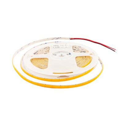 COB LED STRIP 5mm LEDStrip+ 24V 320xCOB 12W/m 3000K 1320Lm/m 3M IP20 5m 5541000 VITO